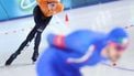 epa12735135 Jorrit Bergsma of Netherlands competes during the Men's 10000m of the Speed Skating competitions at the Milano Cortina 2026 Winter Olympic Games, in Milan, Italy, 13 February 2026.  EPA/TERESA SUAREZ