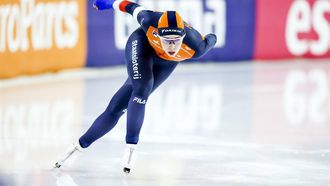 HEERENVEEN - Antoinette Rijpma-De Jong (Nederland) in actie op de 500 meter allround voor vrouwen tijdens de tweede dag van de ISU EK Allround & Sprint in Thialf. ANP VINCENT JANNINK