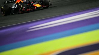 Red Bull Racing's Dutch driver Max Verstappen drives during the 2025 Saudi Arabia Formula One Grand Prix at the Jeddah Corniche Circuit on April 20, 2025. 
Giuseppe CACACE / AFP