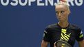 2023-08-29 18:57:09 Netherlands' Arantxa Rus looks on during the US Open tennis tournament women's singles first round match at the USTA Billie Jean King National Tennis Center in New York City, on August 29, 2023. 
TIMOTHY A. CLARY / AFP