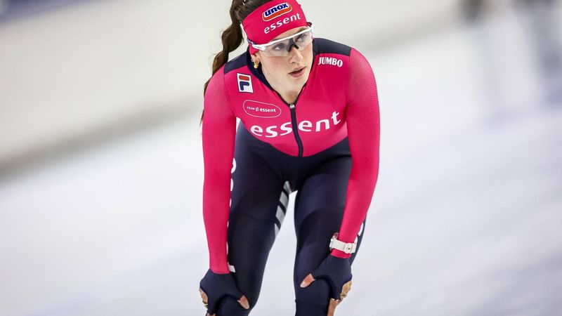 HEERENVEEN - Suzanne Schulting van schaatsteam Essent tijdens de eerste training van het schaatsteam voorafgaand aan het nieuwe schaatsseizoen in Thialf. ANP VINCENT JANNINK
