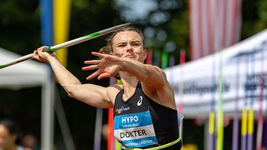 2023-05-28 02:00:00 Sofie Dokter of the Netherlands competes during the javelin event at the Hypo Athletics Meeting at The Mosle-Stadion in Gotzis on May 28, 2023. 
Peter RINDERER / APA / AFP