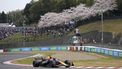 epa11261796 Red Bull Racing driver Max Verstappen of Netherlands in action with view of cherry blossoms during the Qualifying for the Formula 1 Japanese Grand Prix at the Suzuka International Racing Course in Suzuka, Japan, 06 April 2024. The 2024 Formula 1 Japanese Grand Prix is held on 07 April.  EPA/FRANCK ROBICHON