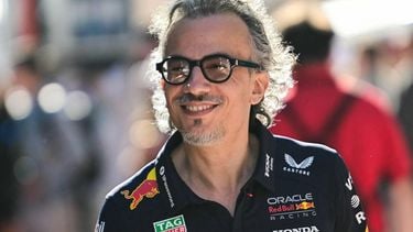 Red Bull Racing's team principal Laurent Mekies arrives head of the United States Formula One Grand Prix at the Circuit of the Americas in Austin, Texas, on October 19, 2025. 
Jim WATSON / AFP