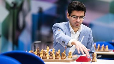 WIJK AAN ZEE - Anish Giri tijdens de laatste speelronde van het Tata Steel Masters schaaktoernooi. ANP JEROEN JUMELET