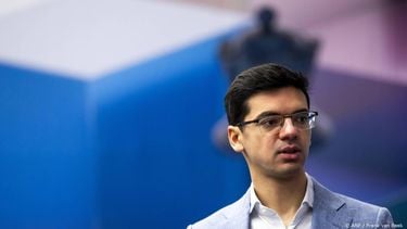 WIJK AAN ZEE - Anish Giri (Nederland) op de eerste dag van het schaaktoernooi Tata Steel Chess. ANP FRANK VAN BEEK
