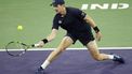 epa11946212 Van De Zandschulp of the Netherlands in action against Nick Kyrgios of Australia during the BNP Paribas Open tennis tournament in Indian Wells, California, USA, 06 March 2025.  EPA/JOHN G. MABANGLO