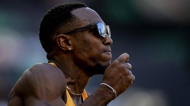 2023-08-20 10:34:21 BOEDAPEST - Liemarvin Bonevacia in actie op de 400 meter tijdens de tweede dag van de wereldkampioenschappen atletiek. ANP ROBIN VAN LONKHUIJSEN
