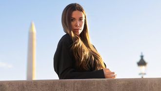 (FILES) Swiss and French racing driver Laura Villars, poses in front of the FIA headquarters in Paris, on October 31, 2025Ai. Are the rules governing the election for the presidency of the International Automobile Federation (FIA) biased? On November 10, 2025, the Paris District Court will consider a request from Swiss national Laura Villars, who has been prevented from running against the sole candidate, the outgoing president, Emirati Mohamed Ben Sulayem.
JOEL SAGET / AFP