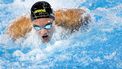 DOHA - Nyls Korstanje in actie op de 100 vlinder tijdens de zesde dag van de wereldkampioenschappen langebaan zwemmen. De WK was een van de mogelijkheden voor de Nederlandse zwemmers om limieten te zwemmen voor de Spelen van Parijs in 2024. ANP KOEN VAN WEEL