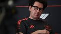 Audi's Italian team principal Mattia Binotto attends a press conference after the first practice session ahead of the Formula One Azerbaijan Grand Prix at the Baku City Circuit in Baku on September 24, 2026. 
Igor IVANKO / AFP