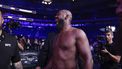 US MMA fighter Jon Jones reacts after his TKO victory against US MMA fighter Stipe Miocic in their heavyweight title bout during UFC 309 at Madison Square Garden in New York, November 16, 2024. 
Kena Betancur / AFP