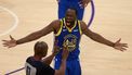 2023-05-12 20:51:41 epa10624173 Golden State Warriors forward Draymond Green (23) reacts after a foul call during the second half of game six in the NBA Western Conference playoff semifinals against Los Angeles Lakers at the Crypto.com Arena in Los Angeles, California, USA, 12 May 2023.  EPA/ALLISON DINNER SHUTTERSTOCK OUT