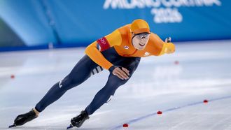 MILAAN - Jenning de Boo tijdens de 500 meter bij het langebaanschaatsen in het Milano Speed Skating Stadium op de Olympische Winterspelen van Milaan. SEM VAN DER WAL / ANP