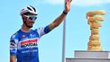 epa11347811 French rider Julian Alaphilippe of Soudal Quick-Step arrives for the 13th stage of the Giro d'Italia 2024, a 179 km cycling race from Riccione to Cento, Italy, 17 May 2024.  EPA/LUCA ZENNARO