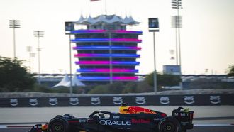 Red Bull Racing's Dutch driver Max Verstappen drives during the first day of the Formula One pre-season testing at the Bahrain International Circuit in Sakhir on February 21, 2024. 
Andrej ISAKOVIC / AFP