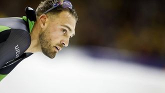 HEERENVEEN - Kjeld Nuis na afloop van de 1.000 meter voor mannen tijdens de slotdag van het NK Afstanden in Thialf. De olympische winter werd afgetrapt met het driedaagse schaatstoernooi. ANP VINCENT JANNINK