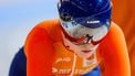 BALLERUP - Hetty van de Wouw tijdens de 1/16e finale op het onderdeel sprint  op de tweede dag van het WK baanwielrennen in de Ballerup Super Arena. ANP IRIS VAN DEN BROEK