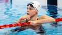 PARIJS - Maaike de Waard tijdens zwemmen op het onderdeel 100 meter rugslag vrouwen tijdens de derde dag van de Olympische Spelen in Frankrijk. ANP IRIS VAN DEN BROEK