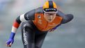 epa11734583 Joy Beune of the Netherlands competes in the 1500m women of the ISU Speed Skating World Cup in Nagano, central Japan, 22 November 2024. Joy Beune ranked third.  EPA/JIJI PRESS JAPAN OUT EDITORIAL USE ONLY/