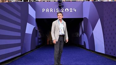 World Athletics President Sebastian Coe attends the podium ceremonies on the evening session of the athletics event during the Paris 2024 Olympic Games at Stade de France in Saint-Denis, north of Paris, on August 6, 2024. 
Kirill KUDRYAVTSEV / AFP