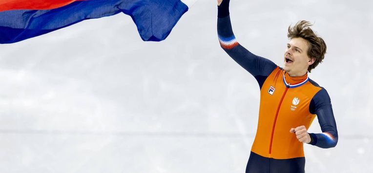 MILAAN - Melle van 't Wout tijdens de finale 500 meter bij het shorttrack schaatsen in de Milano Ice Skating Area op de Olympische Winterspelen van Milaan. IRIS VAN DEN BROEK / ANP