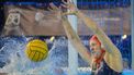 epa12695236 Netherlands goalkeeper Laura Aarts in action during the Women's European Water Polo Championships match between Hungary and Netherlands, in Funchal, Portugal, 31 January 2026.  EPA/Zsolt Szigetvary HUNGARY OUT