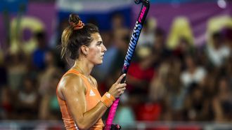 TERRASSA - Frederique Matla (NED) tijdens de finale tussen Nederland en Argentinie op het WK hockey. ANP WILLEM VERNES