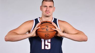 2023-10-02 02:00:00 (FILES) Nikola Jokic #15 of the Denver Nuggets poses for a portrait during the Denver Nuggets Media Day at Ball Arena on October 2, 2023 in Denver, Colorado.  Denver coach Michael Malone says on October 4, 2023 complacency is the biggest obstacle to the Nuggets' bid to repeat as NBA champions.
Jamie Schwaberow / GETTY IMAGES NORTH AMERICA / AFP