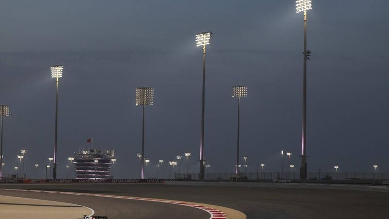 epa12731645 Scuderia Ferrari driver Charles Leclerc of Monaco in action during a Formula 1 pre-season testing session at Bahrain International Circuit in Sakhir, Bahrain, 12 February 2026.  EPA/ALI HAIDER