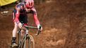 Belgian rider Eli Iserbyt competes in the men elite race, stage 6/8 of the Superprestige competition at the cyclocross cycling event in Heusden-Zolder, on December, 27 2023. 
DAVID PINTENS / Belga / AFP