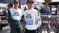 epa12364272 Uruguay's cyclist Thomas Silva (R) is seen before the start of the 16th stage of the Spanish Cycling Vuelta in Poio, Pontevedra, Galicia, Spain, 09 September 2025. The 16th stage will be a 167.9km-long race from Poio to Mos-Castro de Herville in Pontrevedra.  EPA/Javier Lizon