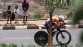 Dutch rider Anna van der Breggen competes in the women's Elite Individual Time Trial cycling event during the UCI 2025 Road World Championships, in Kigali, on September 21, 2025. 
Anne-Christine POUJOULAT / AFP