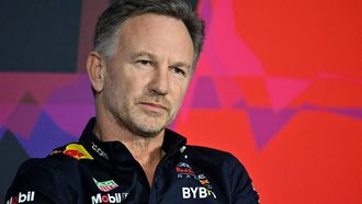 Red Bull Racing's team principal Christian Horner attends a press conference during the second day of the Formula One pre-season testing at the Bahrain International Circuit in Sakhir on February 22, 2024. 
Andrej ISAKOVIC / AFP