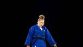 PARIJS - Judoka Marit Kamps tijdens haar partij tegen Raz Hershko uit Isreal op de Olympische Spelen. ANP KOEN VAN WEEL