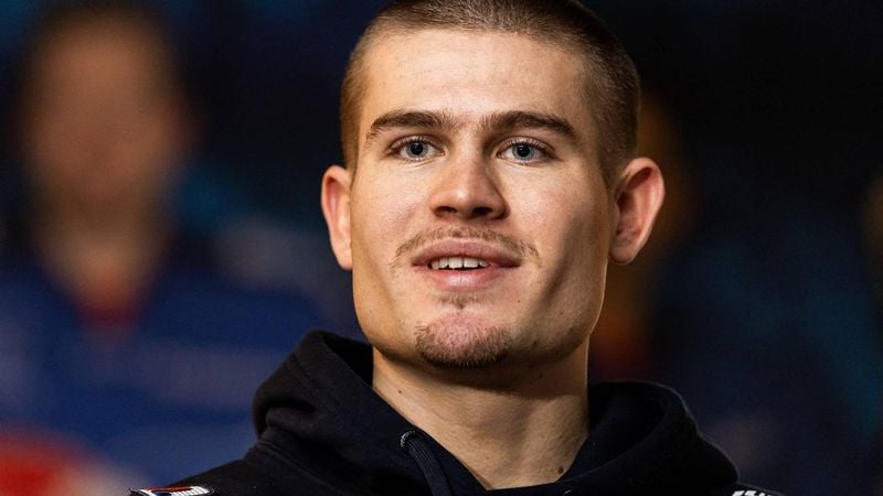 HEERENVEEN - Joep Wennemars tijdens een persmoment van Team Essent in aanloop naar het Staatsloterij Olympisch Kwalificatietoernooi. ANP VINCENT JANNINK