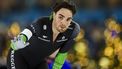 HEERENVEEN - Patrick Roest reageert na de 1500 meter tijdens de tweede dag van het NK afstanden in Thialf. ANP VINCENT JANNINK