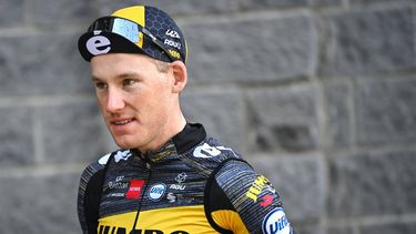 2021-07-12 10:29:06 Dutch Mike Teunissen of Team Jumbo-Visma pictured during the second rest day of the 108th edition of the Tour de France cycling race, Andorre-la-Vieille, Andorra, Monday 12 July 2021. This year's Tour de France takes place from 26 June to 18 July 2021. BELGA PHOTO DAVID STOCKMAN