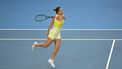 epa11819652 Aryna Sabalenka of Belarus in action during the Women's Singles first round match against Sloane Stephens of USA at the Australian Open Grand Slam tennis tournament in Melbourne, Australia, 12 January 2025.  EPA/LUKAS COCH  AUSTRALIA AND NEW ZEALAND OUT