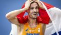 APELDOORN - Samuel Chapple tijdens de 800 meter finale voor mannen op de vierde dag van het EK Indoor atletiek in Omnisport Apeldoorn. ANP IRIS VAN DEN BROEK