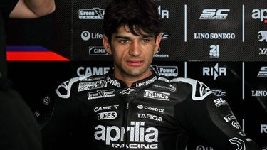 Aprilia Racing's Spanish rider Jorge Martin looks on during the first day of the 2025 MotoGP pre-season test at the Sepang International Circuit in Sepang on February 5, 2025. 
MOHD RASFAN / AFP