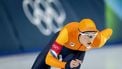 MILAAN - Suzanne Schulting tijdens de 1.000 meter bij het langebaanschaatsen in het Milano Speed Skating Stadium op de Olympische Winterspelen van Milaan. ROBIN VAN LONKHUIJSEN / ANP