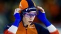 HEERENVEEN - Antoinette Rijpma-De Jong (NED) tijdens de 1500 meter op de tweede dag van de ICU derde wereldbeker schaatsen in het Thialf stadion. ANP VINCENT JANNINK