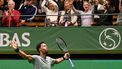 2023-10-22 17:50:16 France's Gael Monfils celebrates winning against Russia's Pavel Kotov during the men's singles final match of the ATP Nordic Open tennis tournament at the Royal Tennis Hall, in Stockholm, Sweden on October 22, 2023. 
  Monfils won the match 4-6, 7-6 and 6-3.
Jonathan NACKSTRAND / AFP