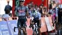 Team Alpecin's Belgian rider Jasper Philipsen celebrates crossing first the finish line of the first stage of the Vuelta a Espana, a 183 km race between Torino - Reggia di Venaria and Novara, in Italy's Piemonte region, on August 23, 2025.   
Marco BERTORELLO / AFP