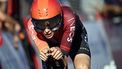 Team Ineos' Thymen Arensman competes in the stage 1 of La Vuelta a Espana cycling tour, a 12 km time-trial race from Lisbon to Oeiras, on August 17, 2024.  
MIGUEL RIOPA / AFP