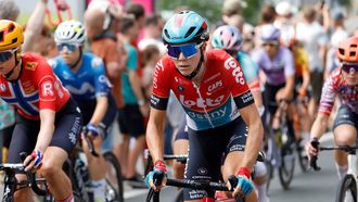 DORDRECHT - Thalita de Jong tijdens de tweede etappe van de Tour de France Femmes, de Ronde van Frankrijk voor vrouwen, van Dordrecht naar Rotterdam. De meerdaagse wielerronde behoort tot de UCI Women's WorldTour en duurt tot en met 18 augustus. ANP BAS CZERWINSKI