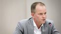 DEN HAAG - Richard Plugge (directeur en eigenaar van Team LottoNL-Jumbo) tijdens de hoorzitting in de Tweede Kamer over het dopingbeleid. ANP BART MAAT