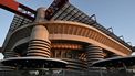 This picture shows the San Siro stadium at the sunset, in Milan, on September 29,2025.  The city of Milan approved on September 30, 2025 the sale of the San Siro stadium to the city's two football giants Inter Milan and AC Milan.
Stefano RELLANDINI / AFP