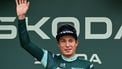 Alpecin - Deceuninck team's Belgian rider Jasper Philipsen celebrates on the podium with the best sprinter's green jersey after the 2nd stage of the 112th edition of the Tour de France cycling race, 209.1 km between Lauwin-Planque and Boulogne-sur-Mer, Northern France, on July 6, 2025. 
Loic VENANCE / AFP